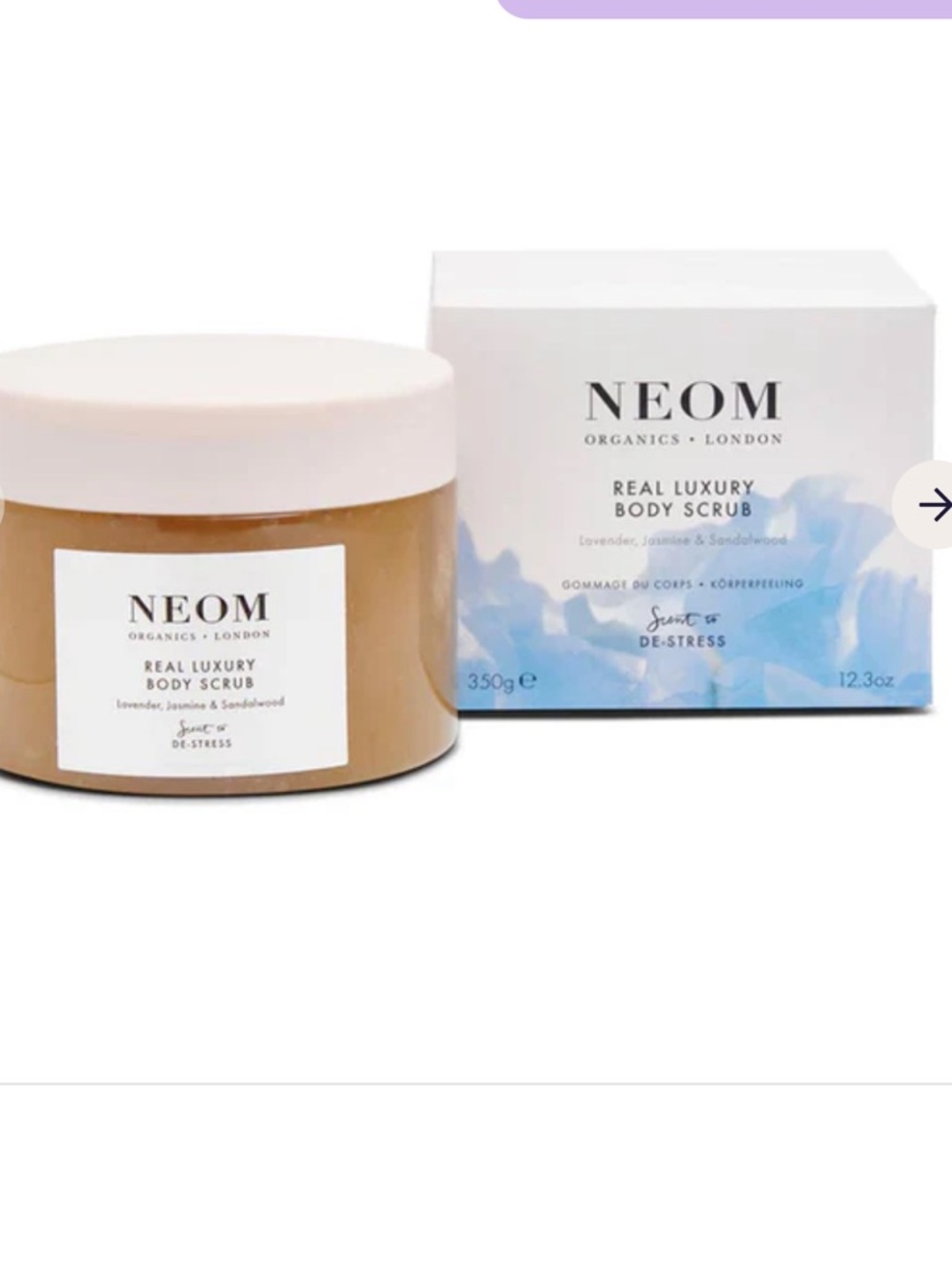 Real Luxury Body Scrub - Blue